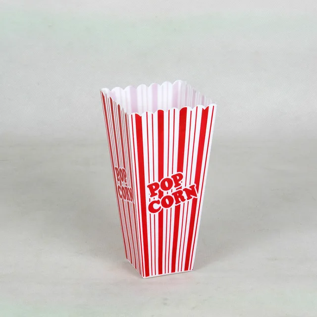 Plastic popcorn bucket