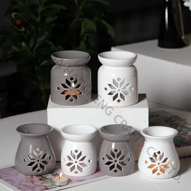 Ceramic oil Burner with hollow