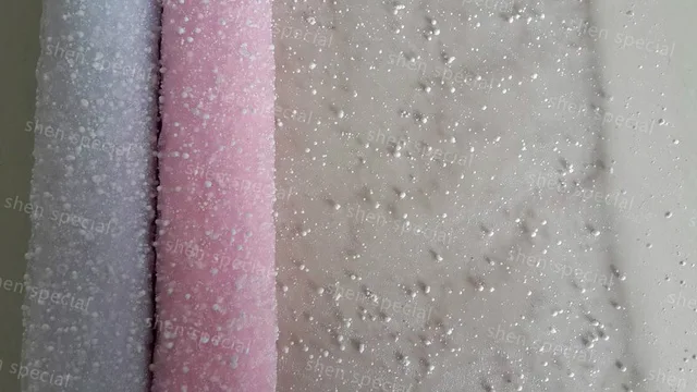 Decoration fabric foam organzawrap fabric