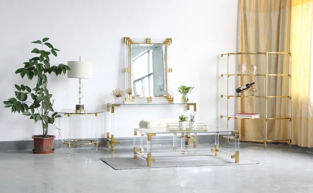 Carolyn Luxury Gloden Acrylic Range