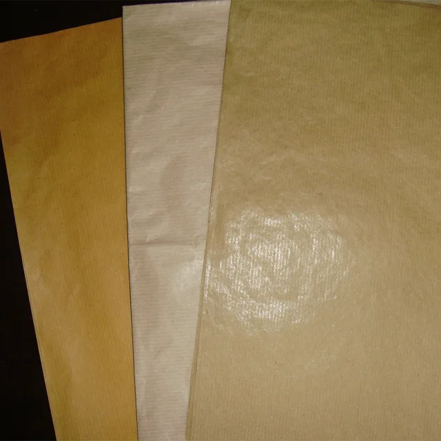 Ribbed kraft paper