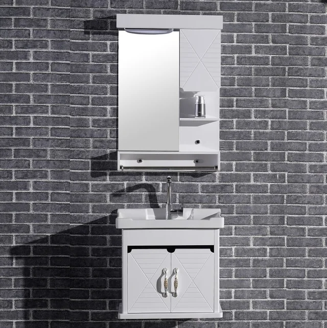 Bathroom Furniture PVC Cabinet with Mirror