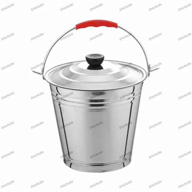 Stainless steel bucket