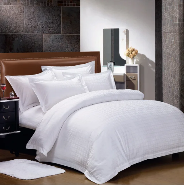 Dobby bedding set for hotel and home use