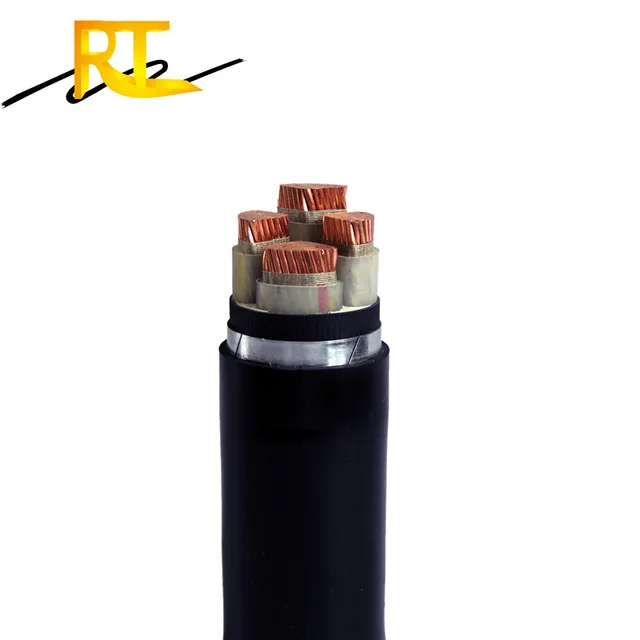 Hree phase colorize cu/xlpe/pvc/sta/pvc steel tape armoured copper conductor XLPE insulated waterproof power cable electric 3 core 3x6mm2T