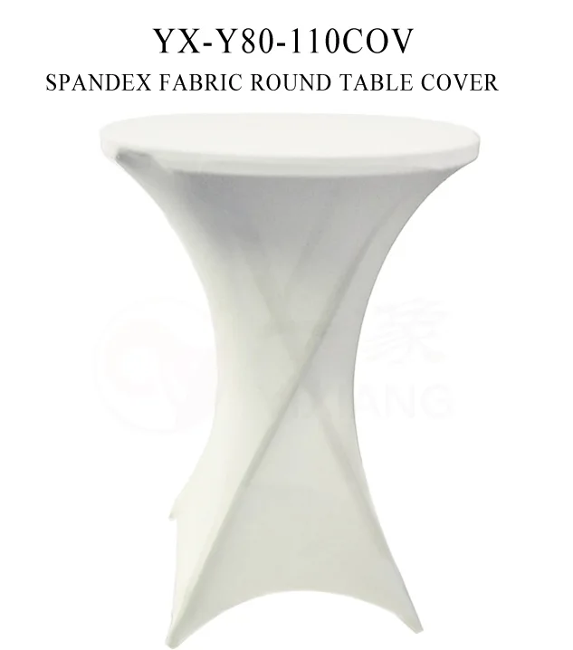 Round folding table spandex cover