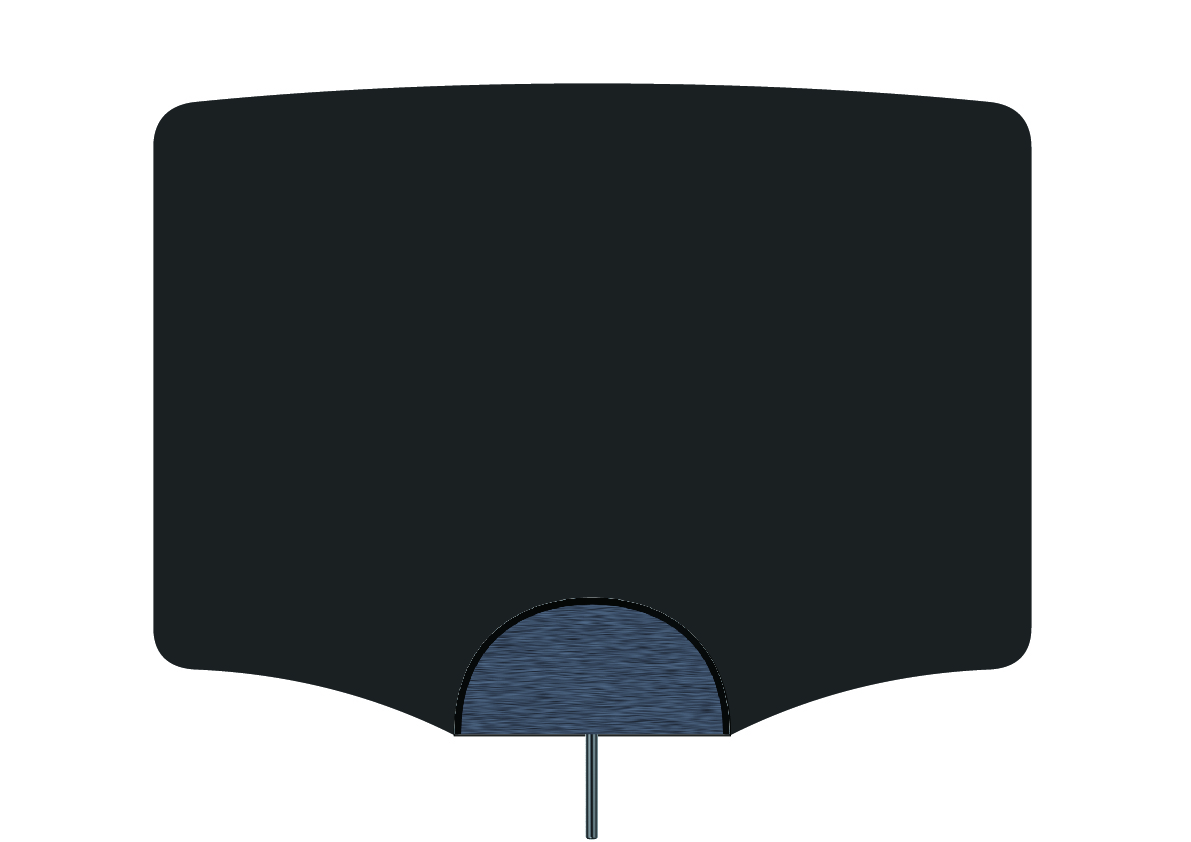 Paper thin TV antenna