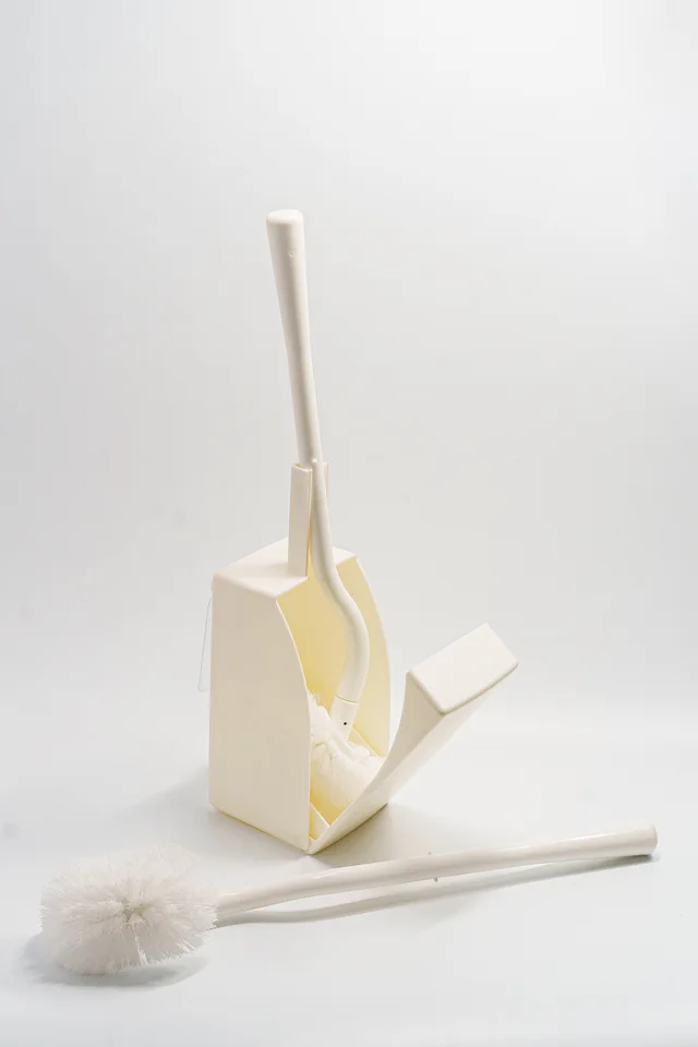Toilet brush and caddy set