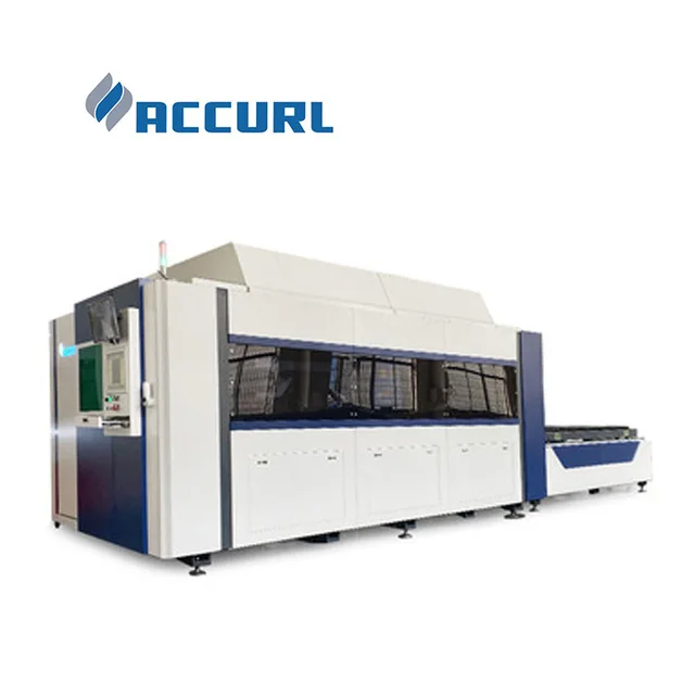 ACCURL 6KW Fiber Laser Cutting Machine for High Power Fiber Laser Cutter stainless steel