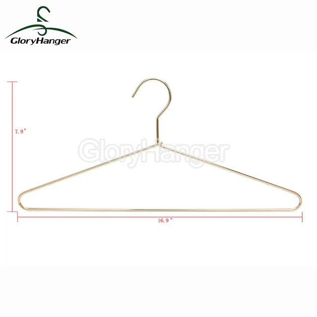 Golden metal hanger