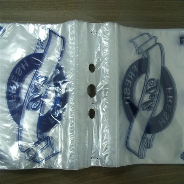 Custom High Quality PE Clear Deli Ziplock/Zip lock bag with print