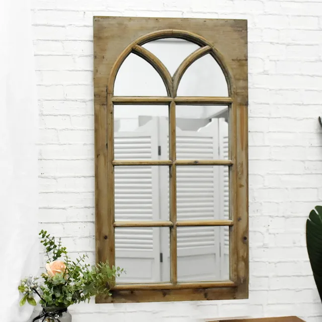 Luckywind Antique Decorative Art Mirror Suitable For Home Indoor Decor