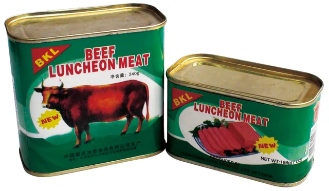 Canned Beef Luncheon Meat