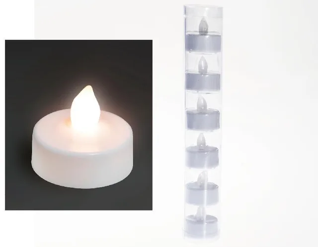 White plastic T light
