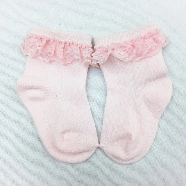 Girl socks with lace