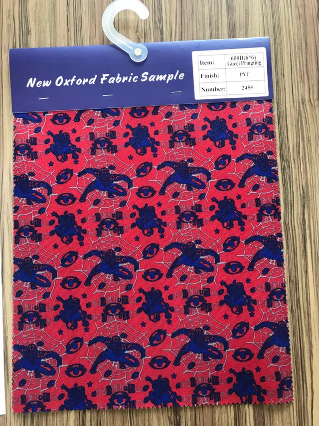600d(6*6) Gucci Printing Backing With PVC
