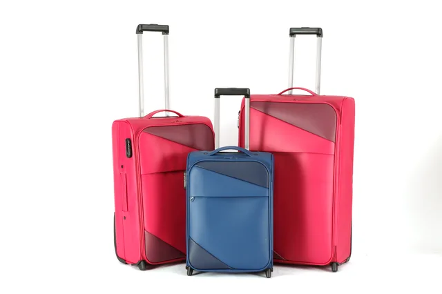 PU with contactsted col Soft Luggage Set
