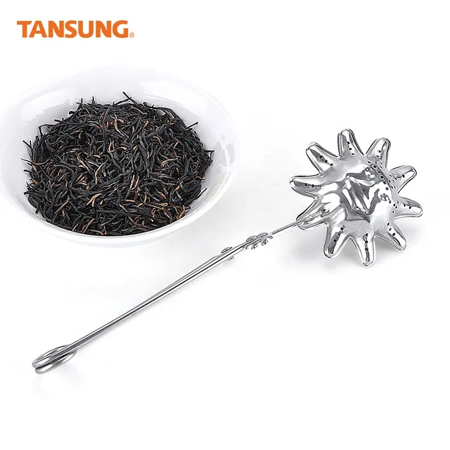Irregular stainless steel tea strainer
