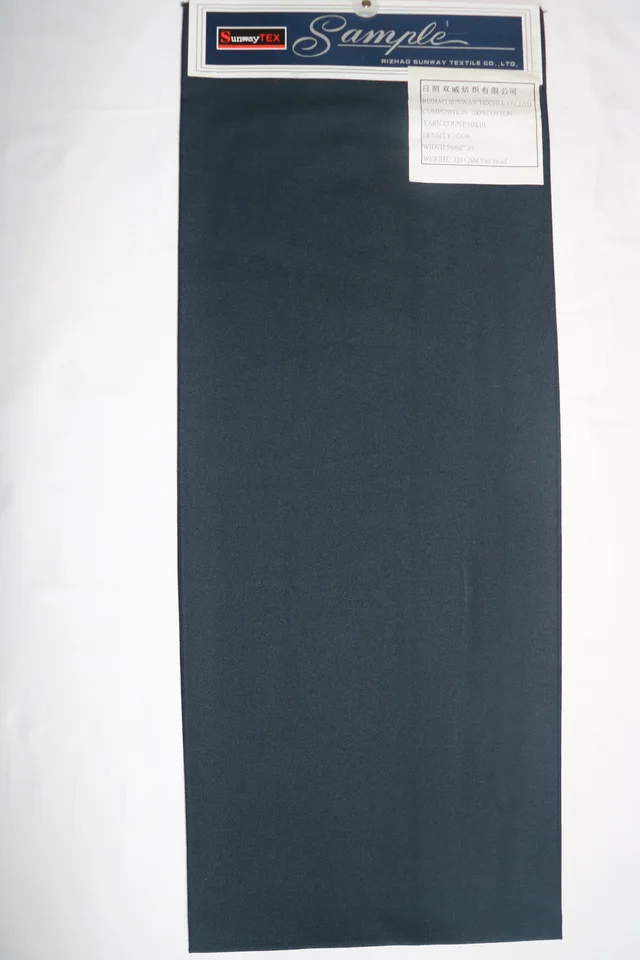 100%cotton 320gsm Twill Flame Retardant
