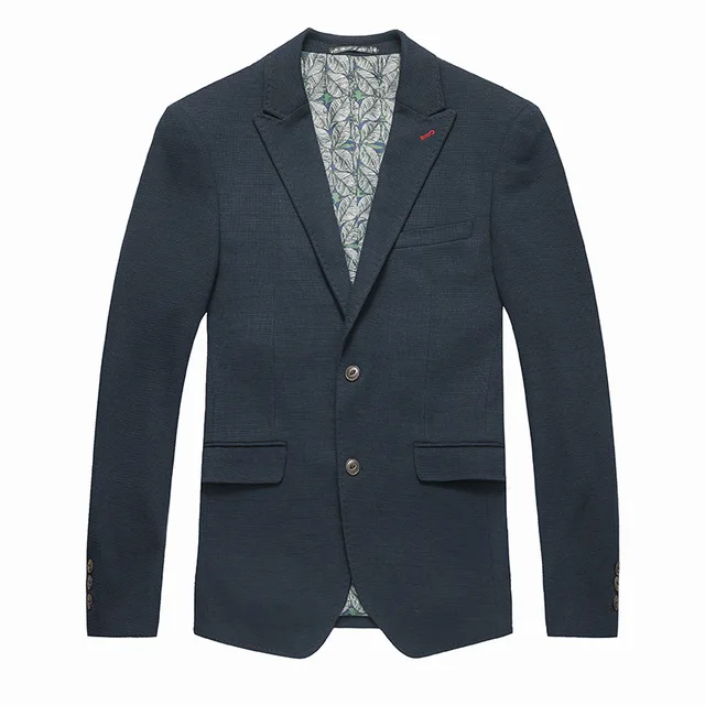 Men's TR Checked Blazer With Printed Lining