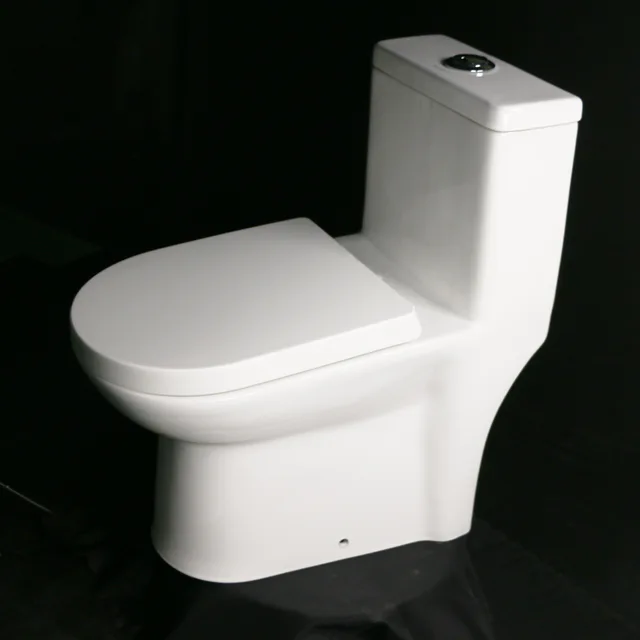 Sanitaryware cheap ceramic washdown p trap one piece toilet