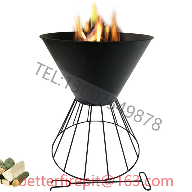Wood Burning Fire Pit for Outside Heating