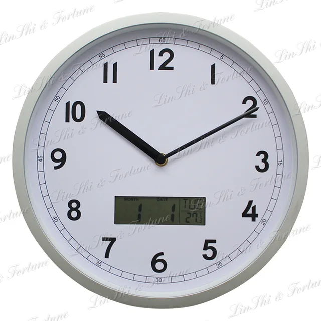 12inch Lcd Wall Clock