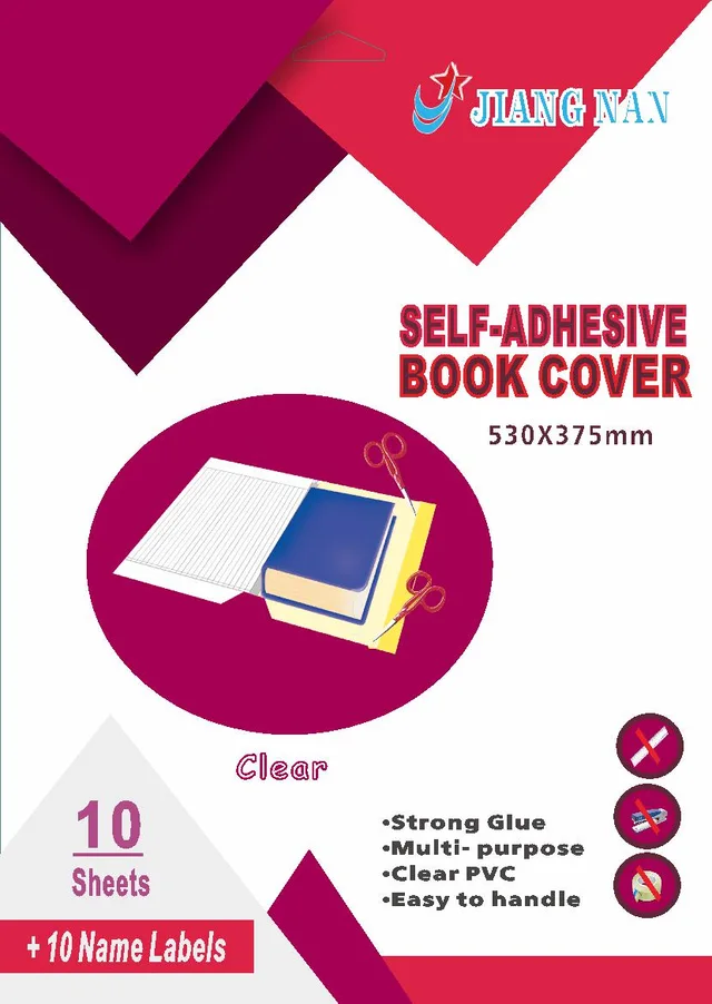 50*36cm embossed adhesive book cover