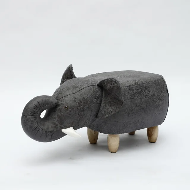 Animal shape with detachable legs footstool