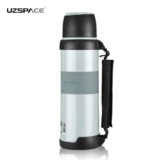 UZSPACE 1L Vacuum Insulated 304 Stainless Steel Water Bottle