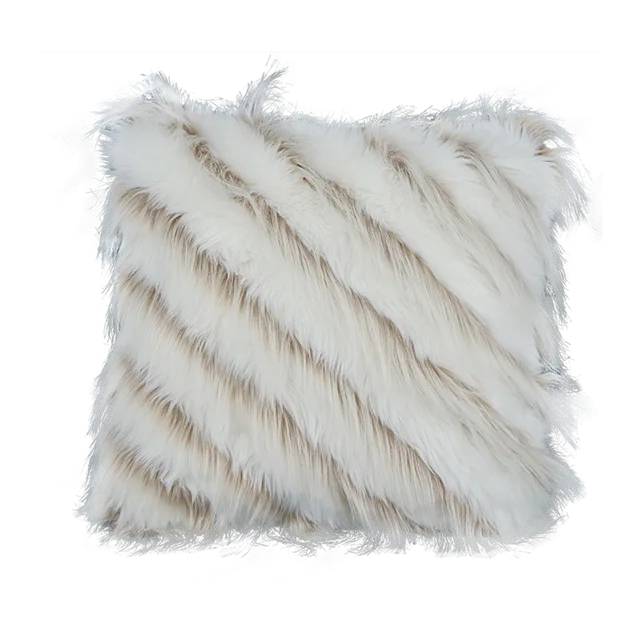 Acrylic Fur Fabric Cushion Cover