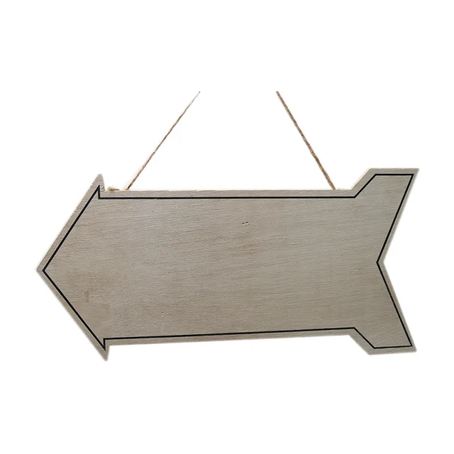 Wood Arrow Sign Wall Decor, Farmhouse Wall Mount Barnwood Decoration for Home or Wedding