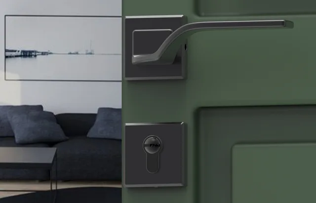 Zinc door handle