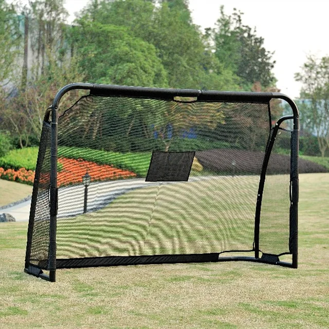 Black soccer goal