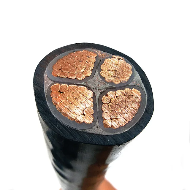 0 6 1kv 10mm 25mm 150mm 3 core armoured copper black electrical power cable cu xlpe pvc price per meter