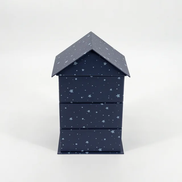House Shape Gift Box 3 Layers