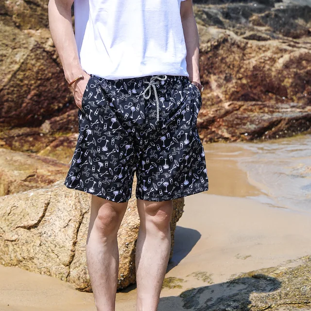 Mens full elestic waistband casual swim shorts