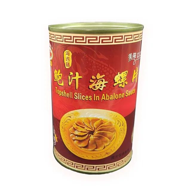 Canned Topshell Slices In Abalone Sauce A