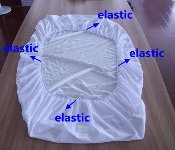 Waterproof terry mattress protector