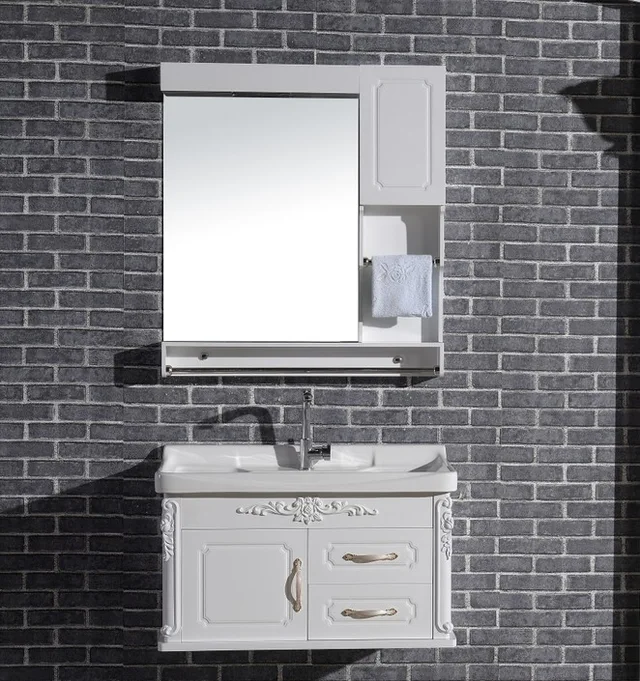 Bathroom PVC Cabinet Wall Mounted Type