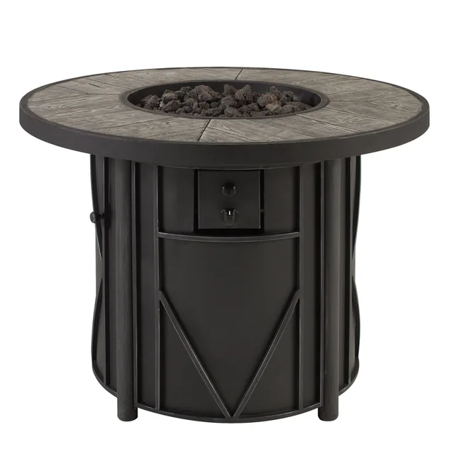 35” Round Gas Fire Pit