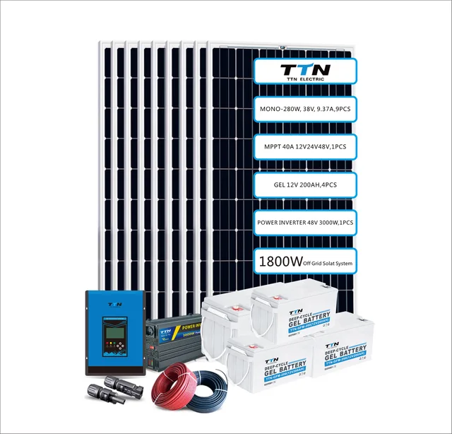 TTN-1800W Off Grid Solar System