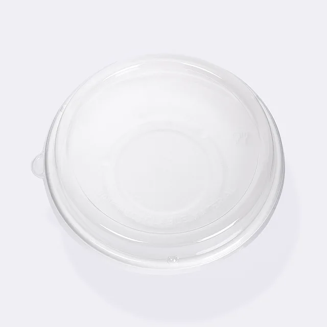 24oz Round bowl with PET lid PLA lid