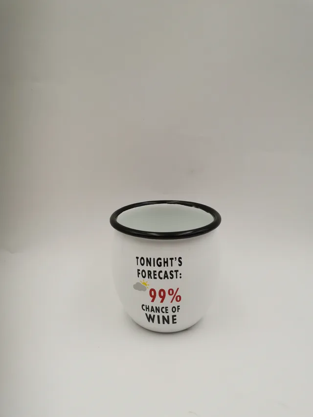Enamel Belly Mug