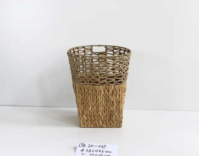 Round Calabash seagrass woven storage basket