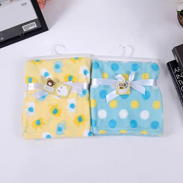 100% polyester printed coral fleece baby blanket