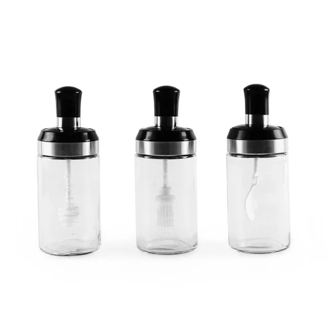 Glass honey jars
