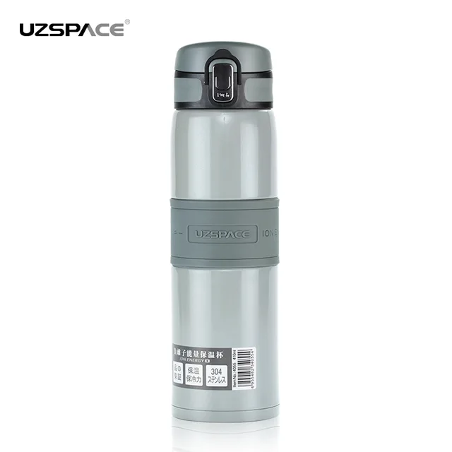 Uzspace 410ml fashion double wall 304 stainess steel vacuum bottle