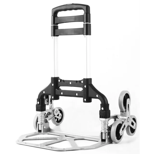 Foldable Aluminum Luggage Cart, Triple Wheels