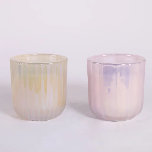 Decorated Scented Glass Candle